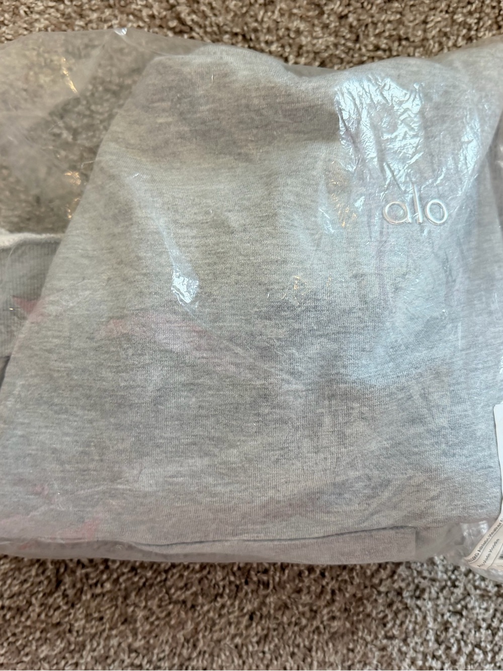 NWT Alo Accolade gray hoodie relaxed fit size xs unisex - Picture 5 of 11